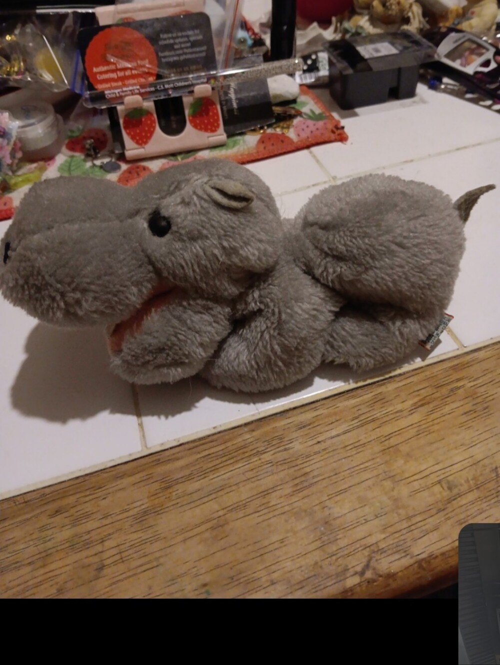 1978 dakin baby hippo plush